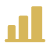 ChartBar gold icon